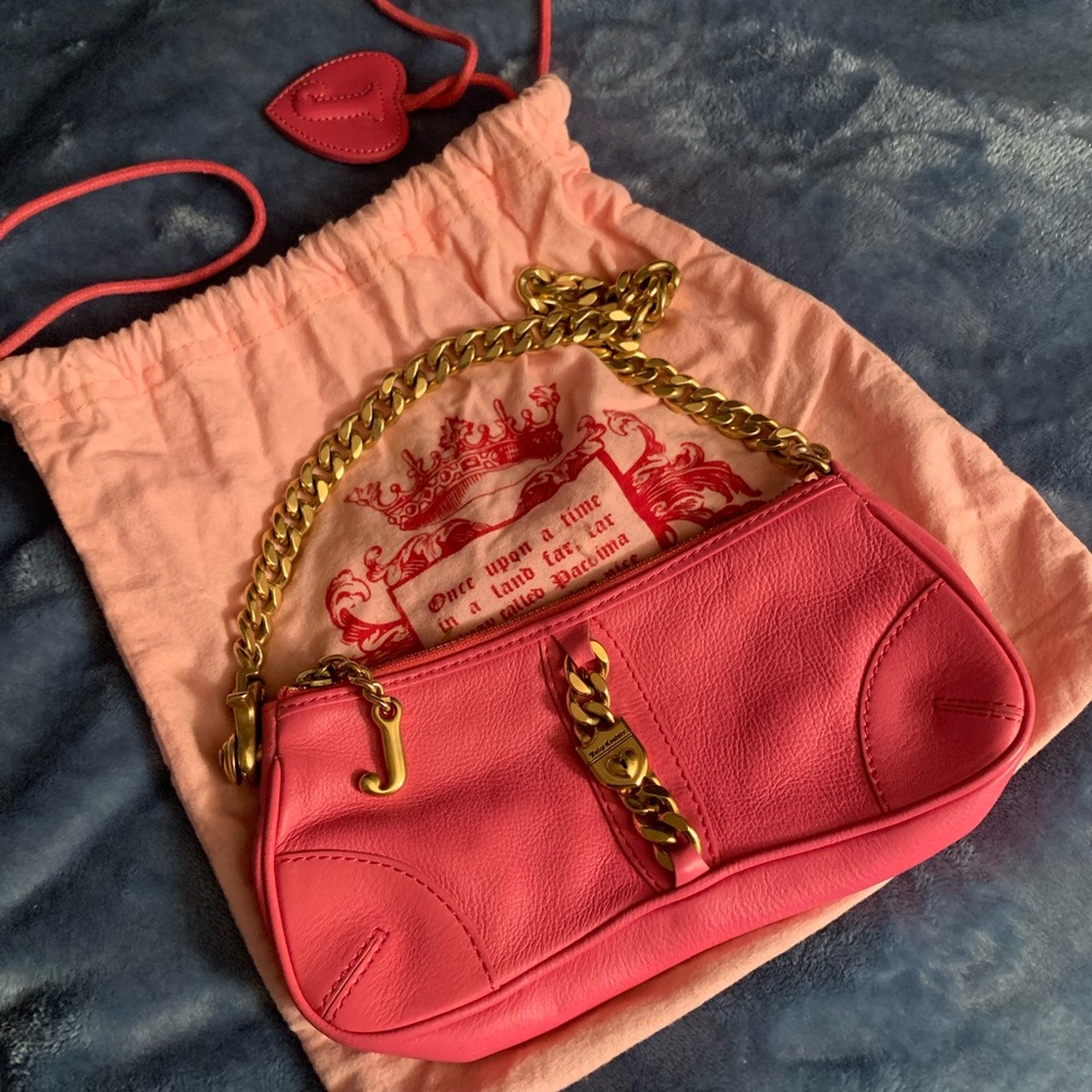 Juicy Couture pink leather purse💗✨💫